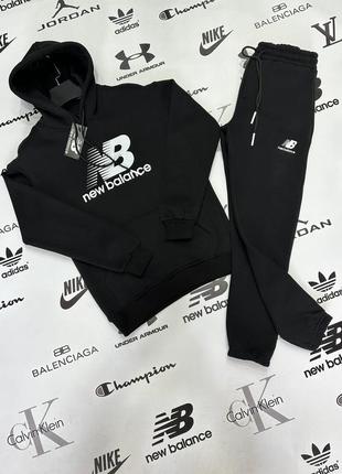 Теплий чоловічий спортивний костюм new balance1 фото