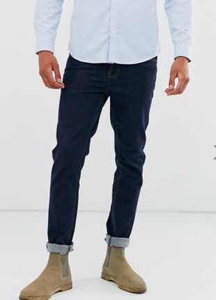 Джинсы skinny цвета индиго. w32 l32