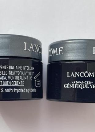 Крем-активатор молодости для кожи вокруг глаз advanced genifique eye cream 6 мл1 фото