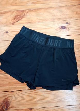 Спортивные шорты для бега по спорту nike/ двойные шорты с велосипедкам nike