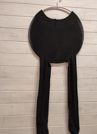 Плотные колготки 60 ден m-xl плоский шов,широкая резинка