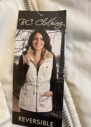 Жіноча безрукавка, жилетка bc clothing на підкладці із штучного хутра