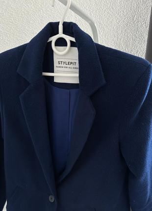 Синє жіноче пальто stylepit5 фото