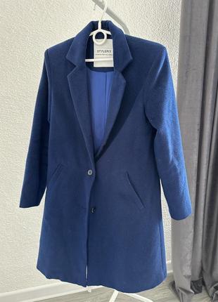 Синє жіноче пальто stylepit4 фото