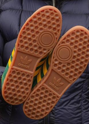 Кросівки adidas hamburg green yellow, адідас гамбург, зелені, в'єтнам, 40-455 фото