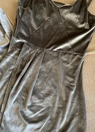 Платье женское бархатное на коттоновой основе (шило под заказ)2 фото