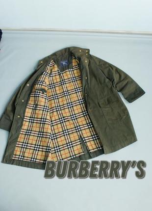 Burberrys vintage trench coat винтжаное пальто тренч женское 38 40 оливковое хаки зеленое барбери gucci prada ysl винтаж винтажная куртка nova check1 фото