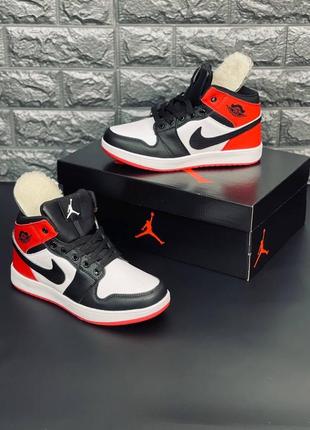 Кросівки зимові джордан чоловічі jordan retro різнокольорові класичні єврозима джордан