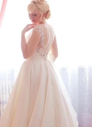 Дизайнерское свадебное платье4 фото