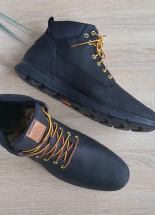 Кожаные нубуковые мужские демисезонные демисезонные / осенние / весенние ботинки на шнурках killington timberland chukka sensorflex 46-47 размер4 фото