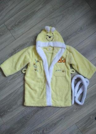 Халат махровий дитячий халат ведмедик халат детский махровый