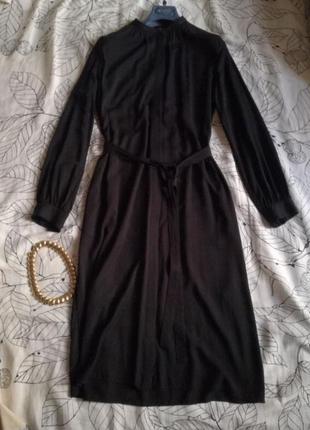 Яскрава чорна сукня відомого бренда uniqlo3 фото