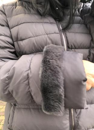 Куртка зимова з кроликом р.48,56 clasna2 фото