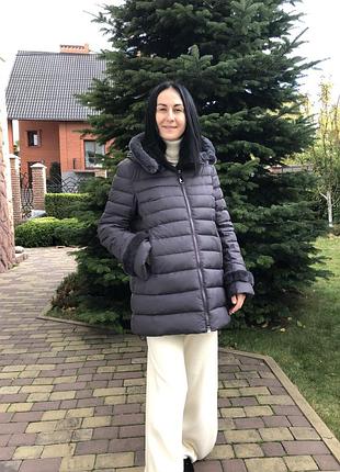 Куртка зимова з кроликом р.48,56 clasna