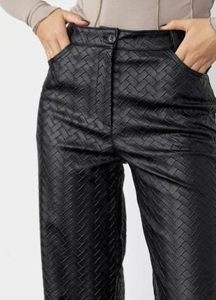 Утепленные брюки из эко кожи, туречки4 фото