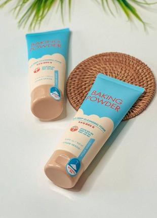 Пенка для глубокого очищения кожи лица etude house baking powder bb deep cleansing foam