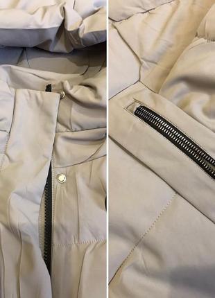 Жіночий пуховик світлий р.52, 54 meajiateer зимова куртка з капюшоном