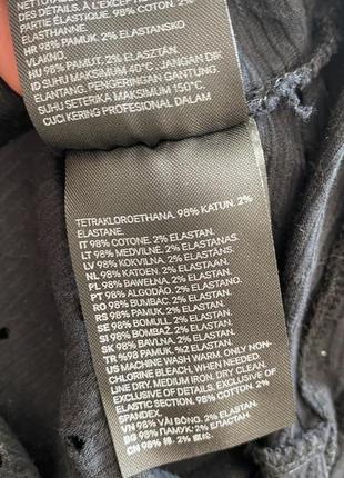 Блузка сорочка чорна sport h&m hm в класичному стилі розмір м9 фото