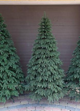 Швейцарская зеленая 1.5м литая елка искусственная. литые елки 1.5-2.5м