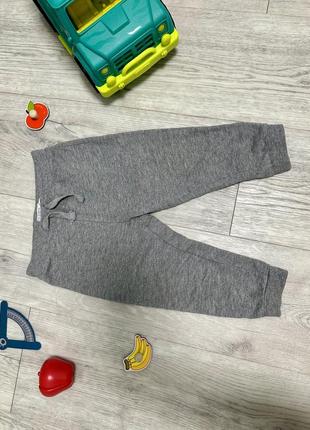 Спортивные серые детские штаны 86 размера2 фото