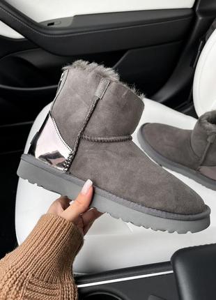 Уггі bailey zip grey1 фото