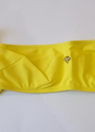 Трендовый купальник richmond лимонного цвета 40 размер,   xxs, италия6 фото