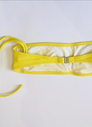 Трендовый купальник richmond лимонного цвета 40 размер,   xxs, италия7 фото