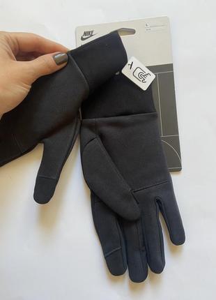 Мужские зимние перчатки nike club fleece gloves6 фото