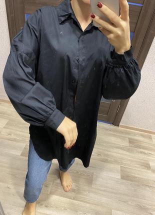 Рубашка удлиненная оверсайз new collection