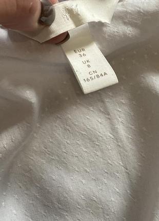 Блуза біла h&m hm легка6 фото