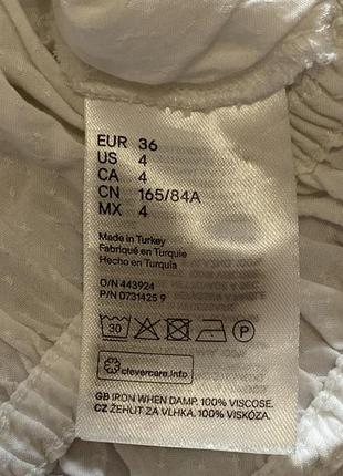Блуза біла h&m hm легка7 фото