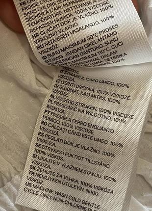 Блуза біла h&m hm легка8 фото