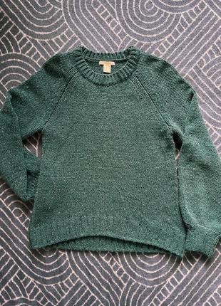 Новогодняя кофта с металлической нитью h&m