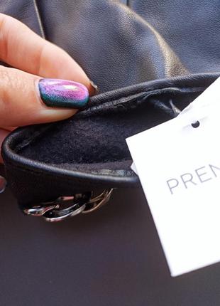 Кожаные женские перчатки