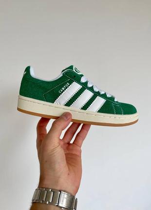 Кросівки adidas campus 00s ‘dark green cloud white’