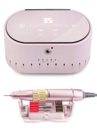 Фрезер для манікюру nail drill x3 pro light pink (65w/35000 об.) 8814 bucos