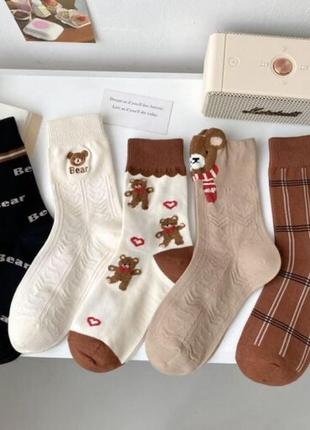 Шкарпетки з ведмедиками1 фото