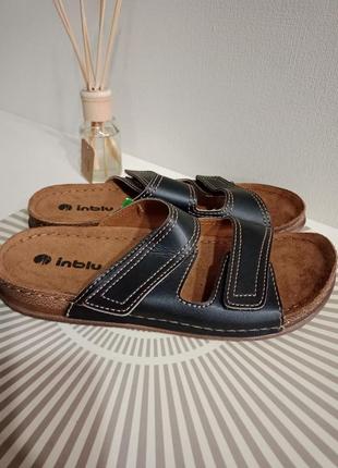 Чоловічі зручні гарні комфортні шльопаньці inblu.україно-італійське вир-во!