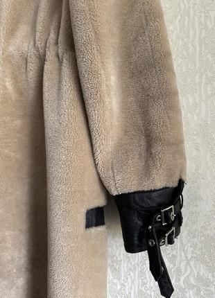 Зимнее пальто из овечьей шерсти9 фото