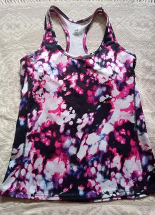 Майка яркая для спорта йоги