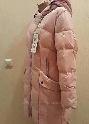 Стильная зимняя женская куртка пуховик р s(36)5 фото