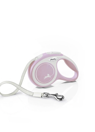 Повідець-рулетка flexi зі стрічкою «new comfort» xs 3 м / 12 кг