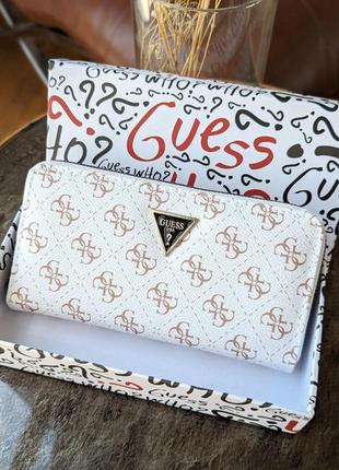 Гаманець guess жіночий великий гаманець гесс білий