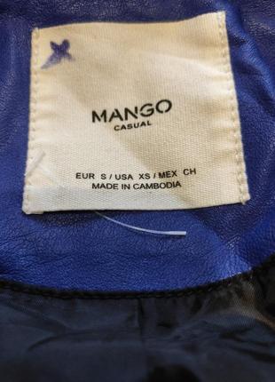 Стильная куртка - косуха mango размер на бирке s4 фото