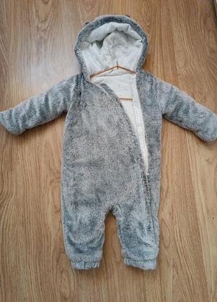 Только сегодня цена 299!!!плюшевый комбинезон унисекс, 9-12 месяцев