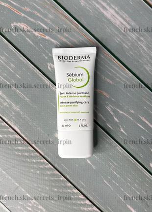 Крем для обличчя bioderma sebium global 30 біодерма себіум глобал1 фото