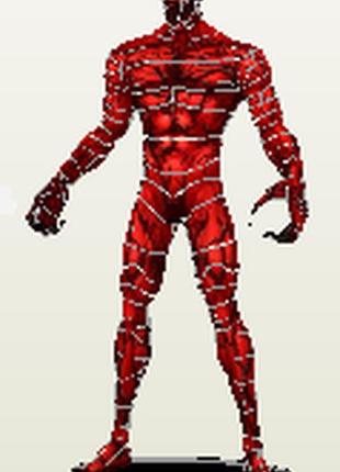 Paperkhan конструктор из картона  carnage papercraft 3d полигональная белая/цветная фигура развивающий подарок