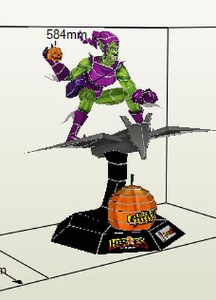 Paperkhan конструктор з картона гоблин green goblin papercraft 3d полигональная фигура развивающий подарок