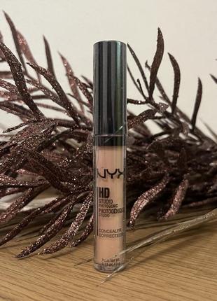 Оригінал nyx professional makeup concealer wand консилер для обличчя 05 medium1 фото