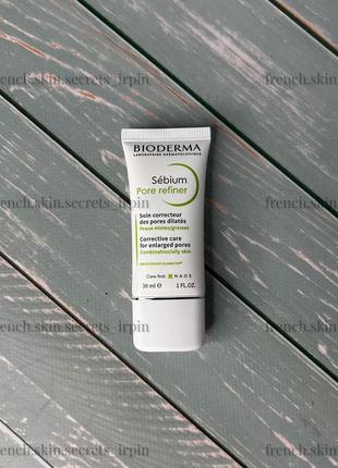 Концентрат для звуження пор bioderma sebium pore refiner 30 біодерма себіум пор рефінер1 фото